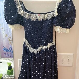 For Love & Lemons Ines Mini Dress (XS)